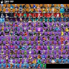 Мгновенный доступ • FN (все платформы) • 206 skins • 3400 VB• Полный доступ