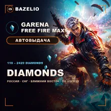 Garena Free Fire MAX Алмазы по User ID — Россия, СНГ, Ближний Восток