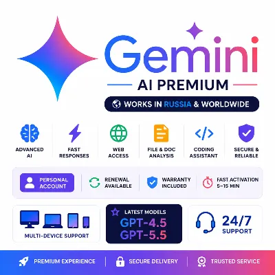 Google AI | PLUS PRO ULTRA | Antigravity | Gemini 3.1 | Nano Banana Pro | Veo 3.1 - irongamers.ru