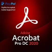 Adobe Acrobat Pro DC 2020 | Редактор PDF для Windows | Разовая покупка