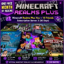 Minecraft Realms Plus Bedrock Key 1 Month/30 Days Subscription Code