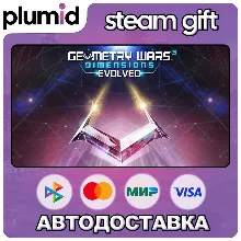 Geometry Wars 3: Dimensions Evolved Steam Gift / Россия + МИР / АВТО