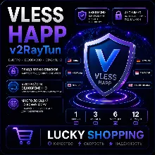 Vless Ключ Happ / v2RayTun | Обход белых списков | 5 устройств | 30 локаций | 1/3/6/1