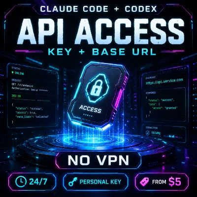 [24/7] Claude Code API — ключ + Base URL, Opus 4.8 / Sonnet 4.6, без VPN - irongamers.ru