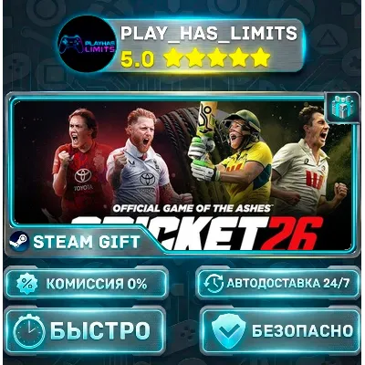 Cricket 26 - The Official Game of the Ashes *RU/BY/UA/СНГ Steam Auto - irongamers.ru