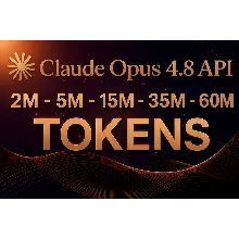 Claude Opus 4.8 API Ключ 2M-60M Токенов