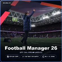 Football Manager 26 (Steam Gift) · РФ и весь мир · Автодоставка 24/7