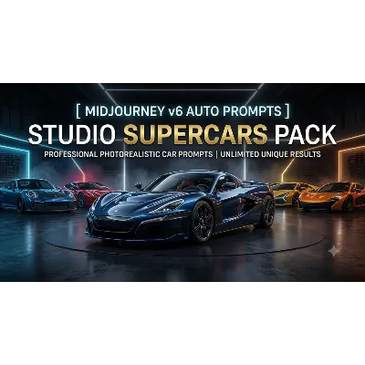 Midjourney v6: Короткие Промпты [Auto] — Студийные Суперкары - irongamers.ru