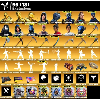 Мгновенный доступ • FN (все платформы) • 302 skins • OG STW • 1450 VB• Полный доступ - irongamers.ru