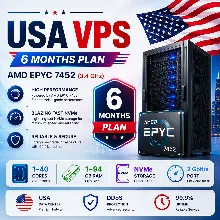США VPS - 6 Месяцев | AMD 2xEPYC 7452 | Быстрый NVMe | Порт 2 Гбит/с