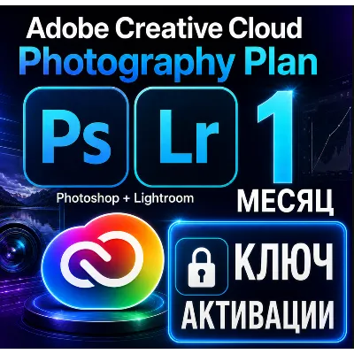Adobe Creative Cloud Photography Plan – подписка 1 месяц | ключ активации Photoshop + - irongamers.ru