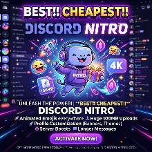 Discord Nitro 1 месяц 9.99 USD | Глобальный | Мгновенно - irongamers.ru