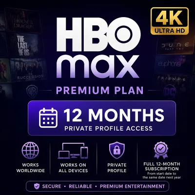 Подписка на HBO Max Premium 4K UHD – 12 месяцев | Доступ к приватному профилю - irongamers.ru