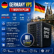 Германия VPS - 1 Месяц | AMD EPYC 7763 | Быстрый NVMe | Порт 2 Гбит/с