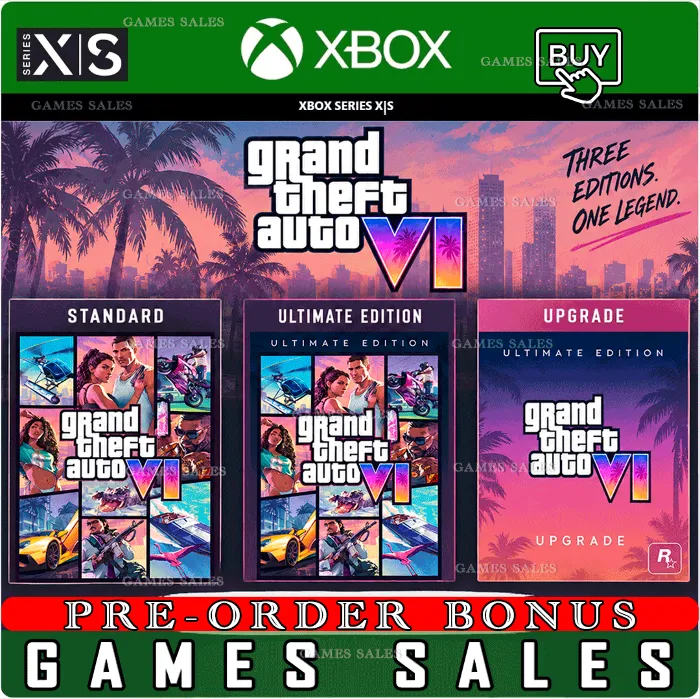 GRAND THEFT AUTO VI: ULTIMATE EDITION - GTA VI 6 XBOX X · S ПРЕДЗАКАЗ С БОНУСАМИ