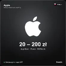 Apple Gift Card App Store iTunes Польша PLN от 20 до 200 злотых Автовыдача кода 24/7