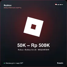 Roblox Gift Card Индонезия IDR от 50000 до 500000 рупий Робуксы Автовыдача кода 24/7