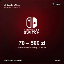 Nintendo eShop подарочная карта Польша PLN от 70 до 500 злотых Автовыдача кода 24/7