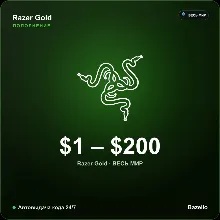 Razer Gold подарочная карта Глобал USD от 1 до 200 долларов Автовыдача кода 24/7