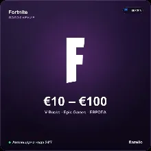 Fortnite пополнение V-Bucks Европа EUR от 10 до 100 евро Автовыдача кода 24/7