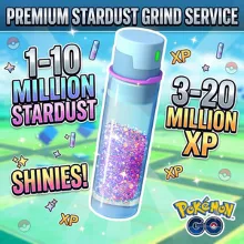 [БЫСТРАЯ ДОСТАВКА] Услуга по фарму 1 млн Звездной пыли (Stardust) в Pokémon GO