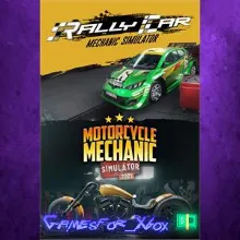 Rally Car Mechanic x Motorcycle Mechanic Simulator 2021 XBOX