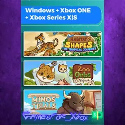 Habitat Shapes The Tropical Journey + Zoo Orbs: Safari + Minos Trials Bundle XBOX - irongamers.ru
