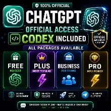 ChatGPT PLUS | GPT-5 | Codex | Официальная активация | Готовый аккаунт | Продление