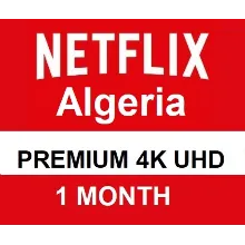 NETFLIX ALGERIA PREMIUM ACCOUNT FOR ONE MONTH