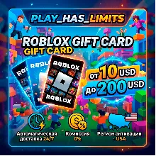 Roblox gift card 10-200 USD КОД ПОПОЛНЕНИЯ | США - АВТО 24/7