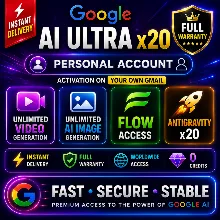 🚀 Google AI Ultra x20|Личный Аккаунт|Безлимитное Видео|Flow Доступ | Full warranty