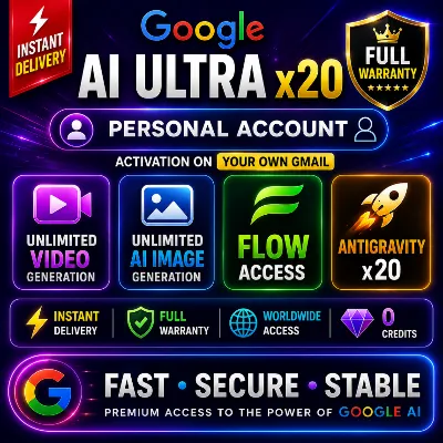 🚀 Google AI Ultra x20|Личный Аккаунт|Безлимитное Видео|Flow Доступ | Full warranty - irongamers.ru