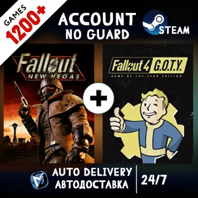 Fallout New Vegas Ultimate Edition + 1200 ИГР STEAM АККАУНТ - irongamers.ru