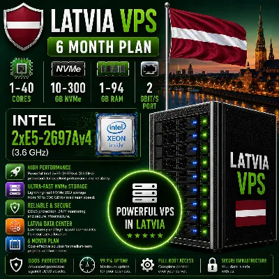Латвия VPS - 6 Месяцев | Intel 2xE5-2697Av4 | Быстрый NVMe | Порт 2 Гбит/с - irongamers.ru