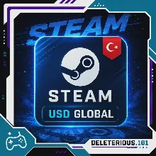 Подарочная карта Steam Global в долларах США, Турция-США 5-10-20-50
