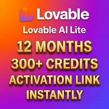 🧡 LOVABLE AI LITE | 12 МЕСЯЦЕВ | 300+ КРЕДИТОВ | ССЫЛКА АКТИВАЦИИ | МОМЕНТАЛЬНО