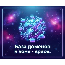 База доменов в зоне - space 2026