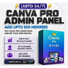Canva Pro ADMIN Panel – 500 Users | Reseller Access | Global [AUTO 24/7]