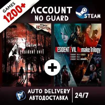 Resident Evil 4 Ultimate HD Edition + 1200 ИГР STEAM АККАУНТ - irongamers.ru