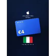Apple Gift Card 4 EUR — Италия, доставка до 5 мин