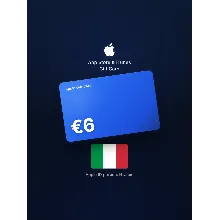 Apple Gift Card 6 EUR — Италия, мгновенно