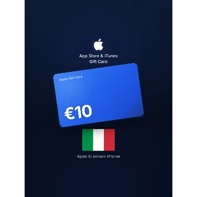 Apple Gift Card 10 EUR — Италия, доставка до 5 мин - irongamers.ru