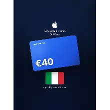 Apple Gift Card 40 EUR — Италия, доставка до 5 мин
