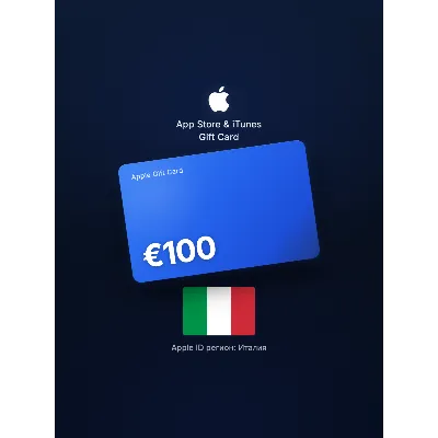 Apple Gift Card 100 EUR — Италия, доставка до 5 мин - irongamers.ru