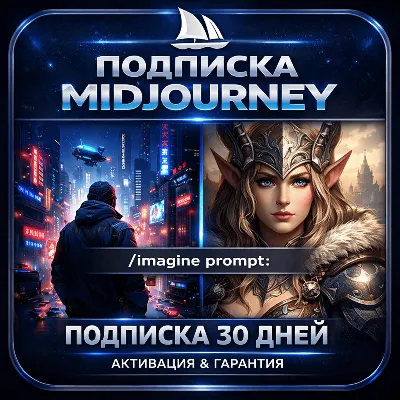 MIDJOURNEY ПОДПИСКА 30 ДНЕЙ - irongamers.ru