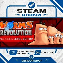 🔑Worms Revolution Gold Edition STEAM KEY RU+WORLDWIDE