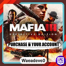 Mafia III: Definitive Edition - Epic games - Purchase on your account