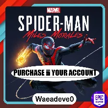 Marvel’s Spider-Man: Miles Morales - Epic games - Purchase on your account