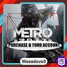 Metro 2033 Redux - Epic games - Purchase on your account