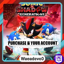 SONIC X SHADOW GENERATIONS - Epic games - Purchase on your account